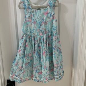 Isaac Mizrahi Kids Dress - Blue and Pink mermaid Print